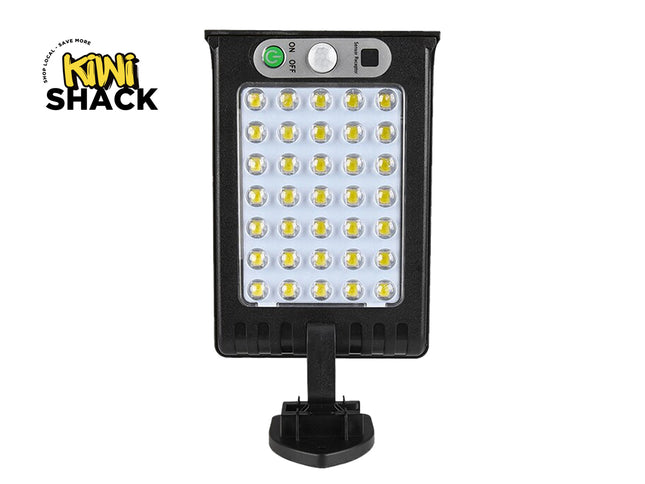 LED light with a Kiwi Shack logo on a white background