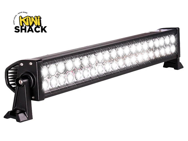 LED light bar with Kini Shack logo on a white background
