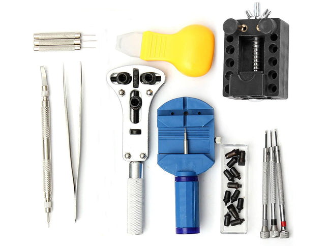 Collection of various tools on a white background