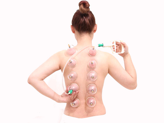 24PCs Vacuum Cupping Set for Muscle Relaxation & Pain Relief