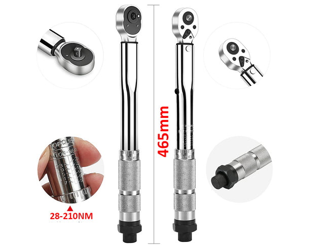 Tension wrench with interchangeable heads on a white background