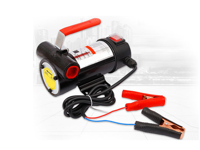 Car jump starter with clamps on a white background