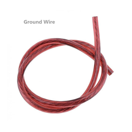 Red ground wire on a white background with 'Ground Wire' text.
