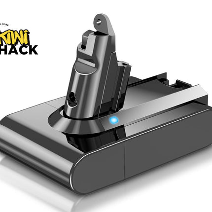 Vacuum cleaner head with Kiwi Shack logo on a white background