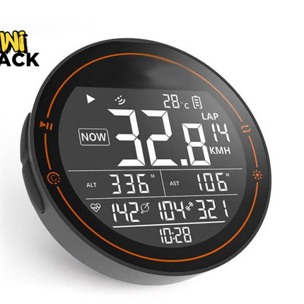 Digital device with various measurements on a white background, featuring the Kiwi Shack logo.