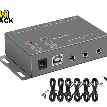 Electronic component with cables on a white background, featuring the Kiwi Shack logo.