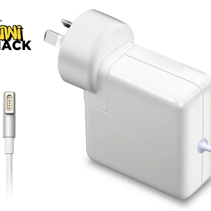 White power adapter with cable on a white background, branded with 'Kiwi Shack'.