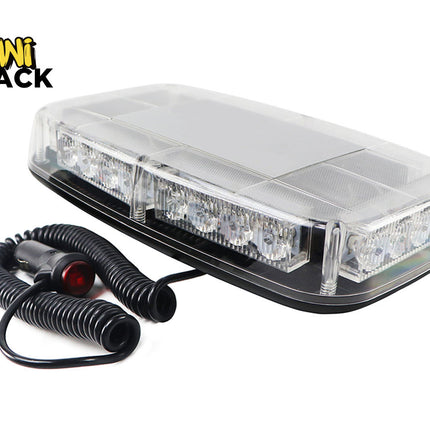 Emergency light bar with coiled cable on a white background, branded 'Kiwi Shack'.