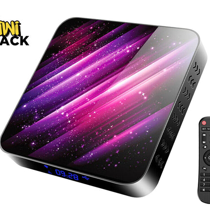 6K Android TV Box - Quad-Core with 2GB RAM & 16GB ROM | Android 10, Dual-Band WiFi 2.4/5G, Bluetooth 5.3, 3D & 4K Support