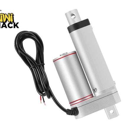 12V DC Linear Actuator - 50mm Stroke 300N Motor | Waterproof IP54 Electric Push Pull Lift Rod for Automation Silver
