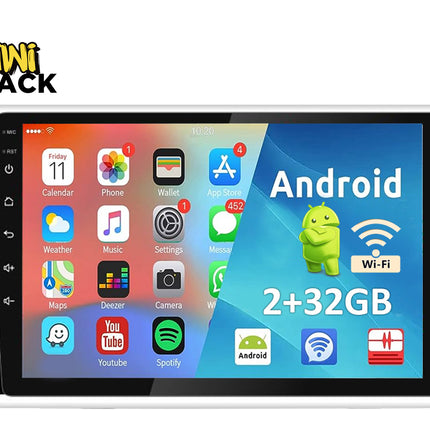 Digital display with Android operating system and Kiwi Shack branding