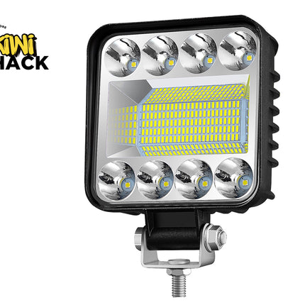 LED work light with visible brand 'Kiwi Shack' on a white background