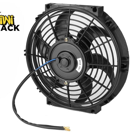 Car cooling fan with cable on a white background, branded with 'Kiwi Shack'.