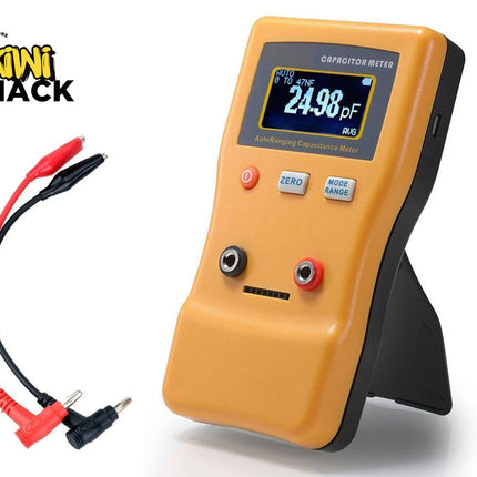 Digital thermometer with probes on a white background, branded as KIWI SHACK.