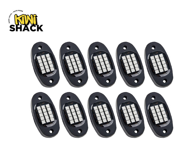 Kiwi Shack LED lights on a white background