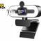 Kiwi Shack 1080p HD streaming webcam with integrated ring light, privacy cover, and multi-element precision glass lens.