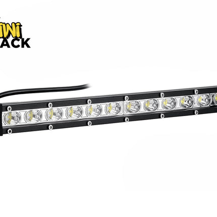 LED light bar with Kiwi Shack logo on a white background