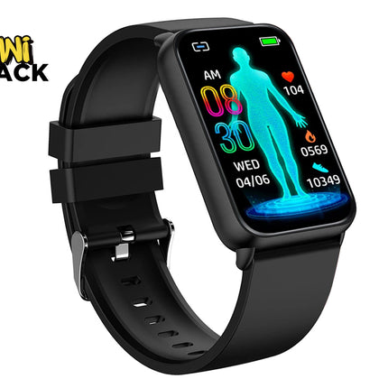 Bluetooth Smart Watch ECG Blood Glucose Heart Rate Monitor | 1.57 Inch HD Touch Screen Fitness Tracker IP67 Waterproof NFC Calling