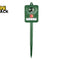 Kiwi Shack outdoor ultrasonic pest and animal repeller with flashing LED strobe lights and garden stake.