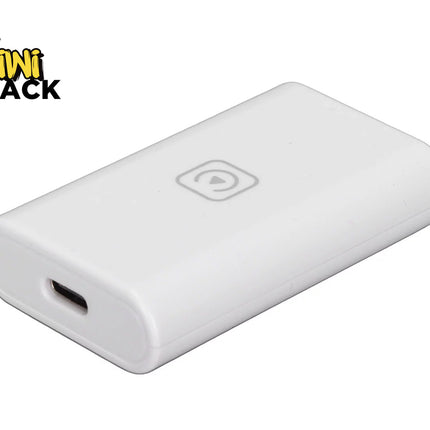 White power bank with USB port on a white background, featuring the Kiwi Shack logo.
