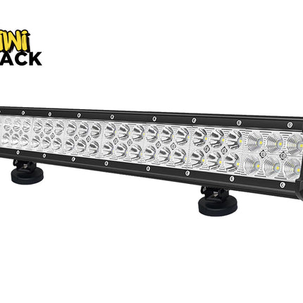 LED light bar with Kiwi Shack logo on a white background