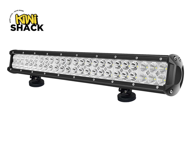 LED light bar with Kiwi Shack logo on a white background