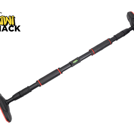 Black and red ski pole with Kiwi Shack logo on a white background