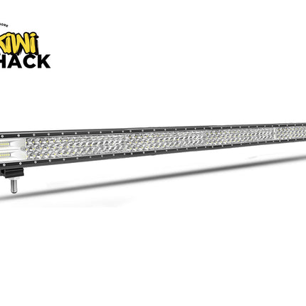 LED light bar with Kiwi Shack logo on a white background
