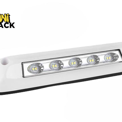 Kiwi Shack waterproof LED boat stern light and marine deck accent light strip.