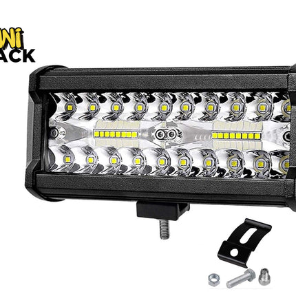 LED light bar with mounting hardware on a white background, branded 'Kiwi Shack'.