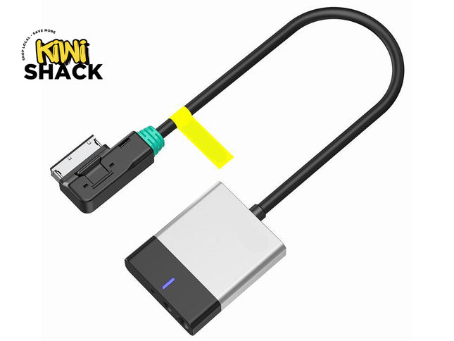 USB adapter with cable on a white background, branded 'Kiwi Shack'.