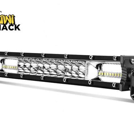 LED light bar with Kiwi Shack logo on a white background