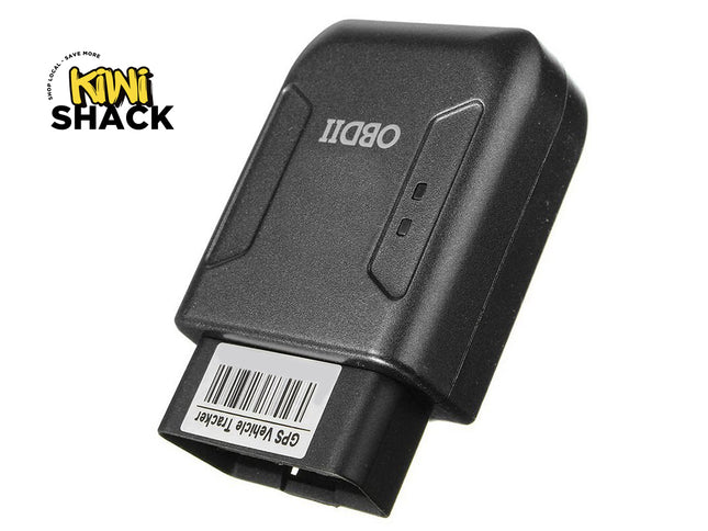 GPS Tracker OBDII Plug and Play with Real-Time Tracking, Overspeed and Motion Alarm, G-Fence Alert, SMS App and Website Tracking