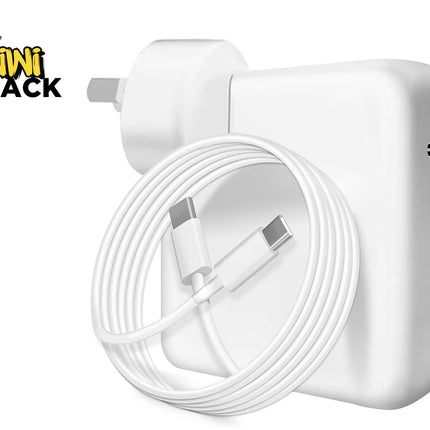 White power adapter with cable on a white background, featuring the Kiwi Shack logo.