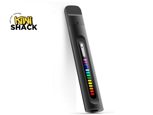 Breathing Exerciser Respiratory Muscle Trainer - Rechargeable | Digital Display, LED Indicator, 5-Month Battery Life, Black