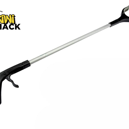 Two-pronged tool with black handles on a white background, branded 'Kiwi Shack'.