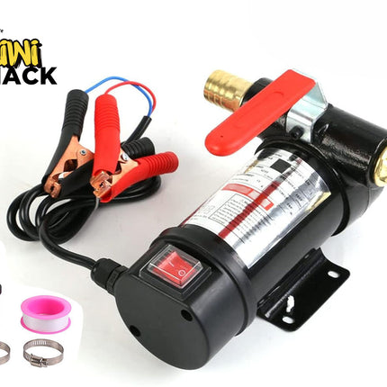Car pump kit with cables and connectors on a white background, branded 'Kiwi Shack'.