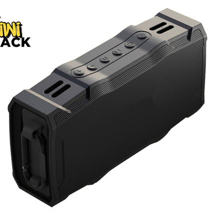 Magnetic Golf Bluetooth Speaker - IP67 Waterproof with TWS Stereo | 30W Portable Sound with 36H Playtime Built-in Torch & Bike Mount Black