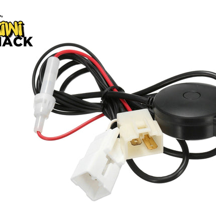 Electrical wiring harness with connectors on a white background, branded 'Kiwi Shack'.