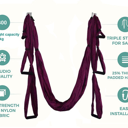 Adjustable Yoga Swing Hammock Set | NZ Sale