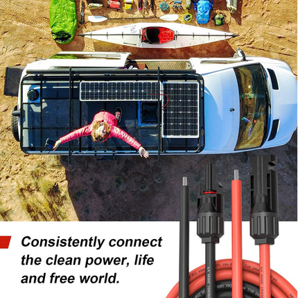 Solar Cable with MC4 Connectors