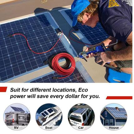 Solar Cable with MC4 Connectors