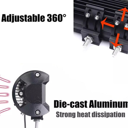 Adjustable 360-degree component with die-cast aluminum construction on a white background