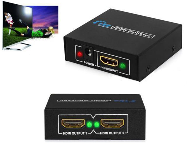 HDMI Splitter 1x2 Full HD 1080P Dual Display Adapter | NZ Sale