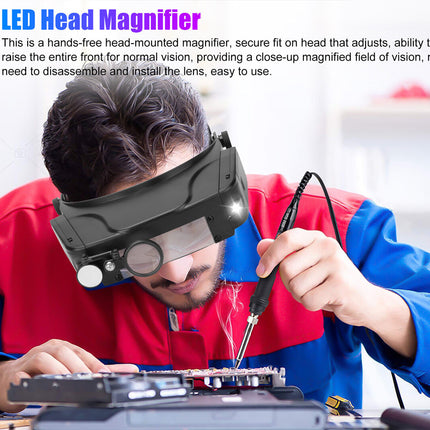 LED Head Magnifier