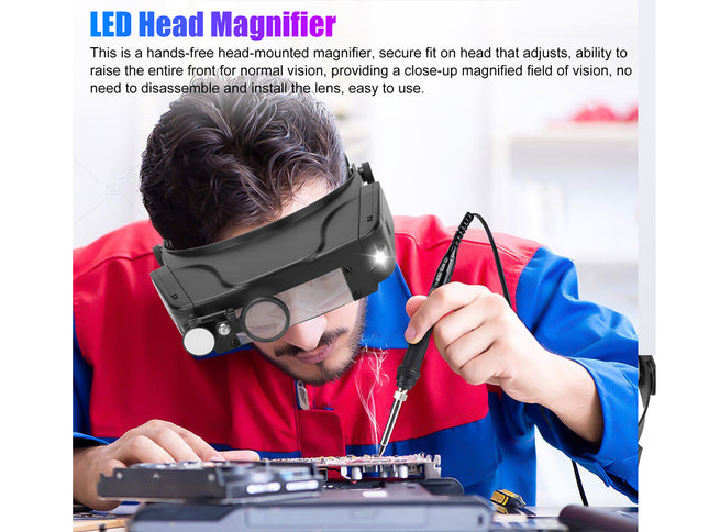 LED Head Magnifier