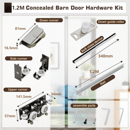 Barn Door Hardware Kit | NZ Sale