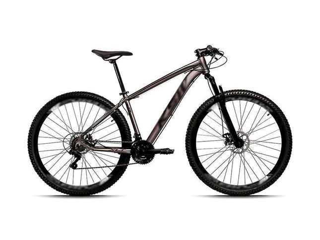 Mountain bike on a white background