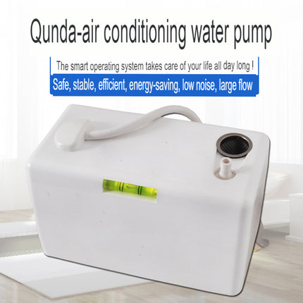 White water pump with text on a white background