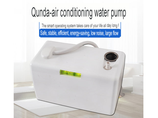 White water pump with text on a white background